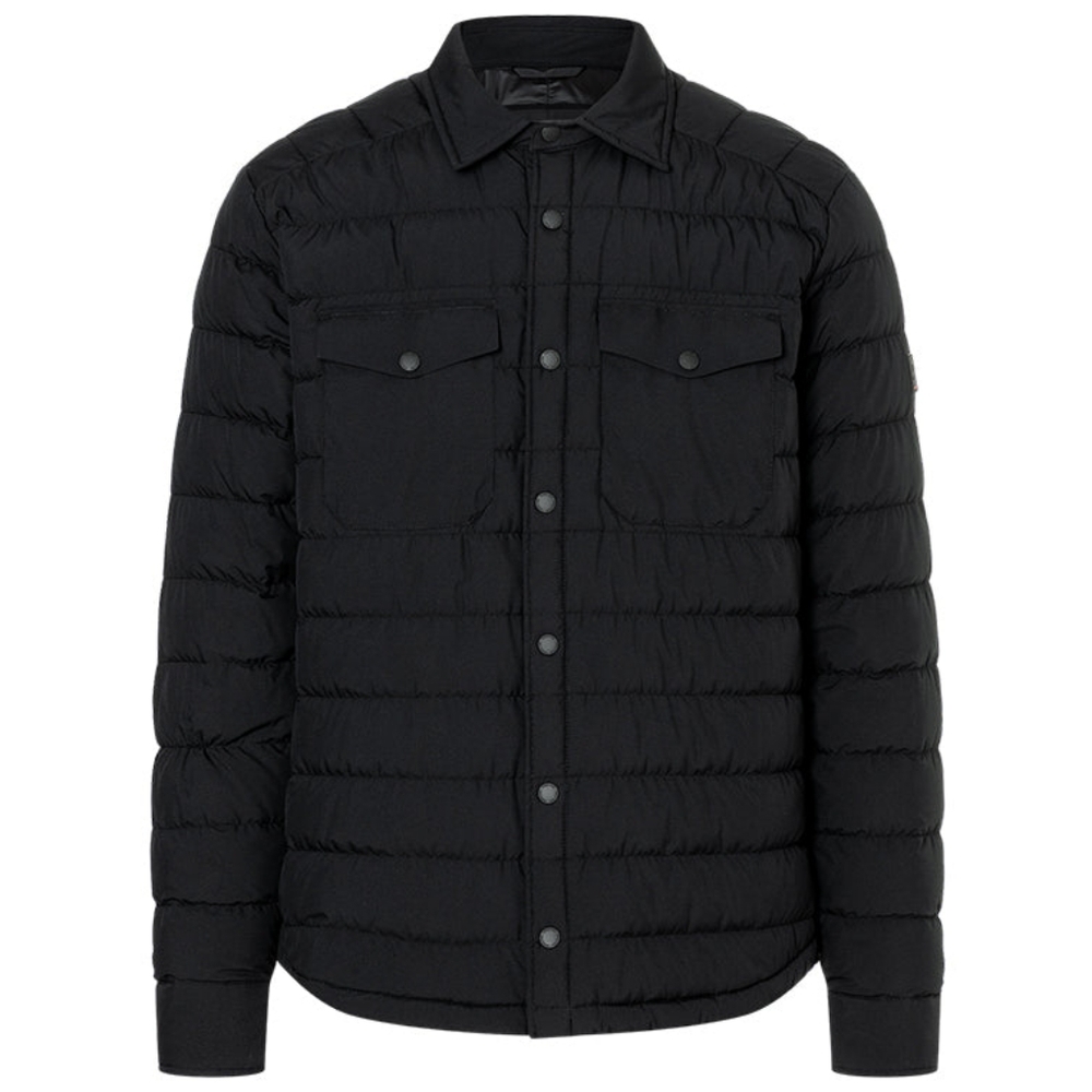 Bogner Men's Fire + Ice Zeno 2 Quilted Down Shacket, Black, Size L